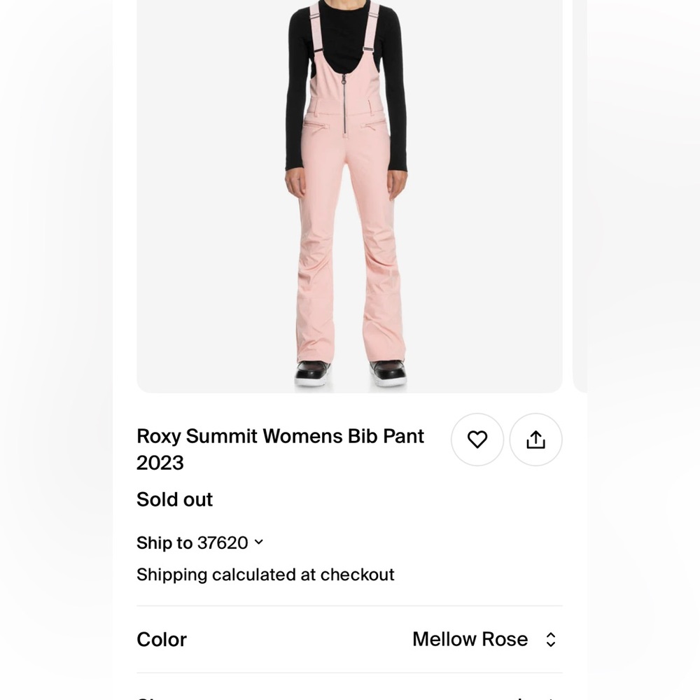 Roxy jumpsuit/overalls for winter